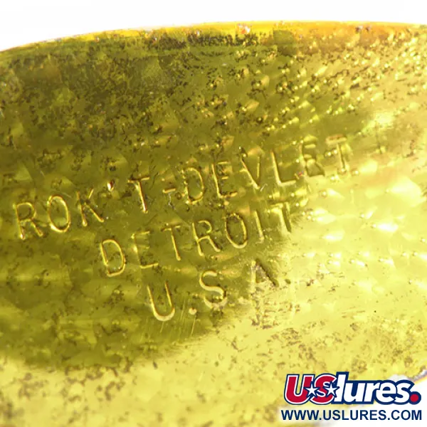 Dardevle Rok't Devle Cucharilla, Crystal Golden Crystal, 36g, #0651