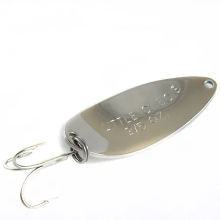 Acme Little Cleo Cucharilla, Níquel / Verde, 11g, Triple original, #0672