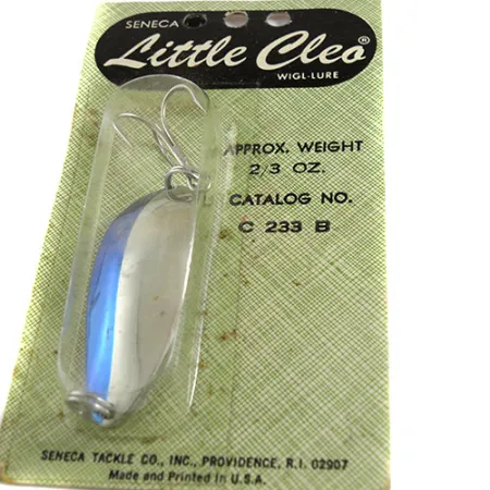 Seneca Little Cleo (Hula Girl) Cucharilla, Níquel / Azul, 18g, #0673