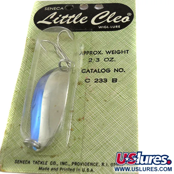 Seneca Little Cleo (Hula Girl) Cucharilla, Níquel / Azul, 18g, #0673