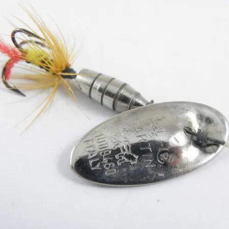 Panther Martin Zavorra con Mosca 4 Cucharilla, Níquel, 3g, Pluma, #0712