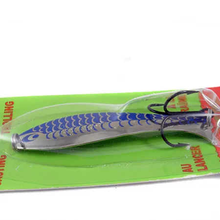 Williams Mooselook wobbler Cucharilla, Níquel / Azul, 10g, Escamas, #0725