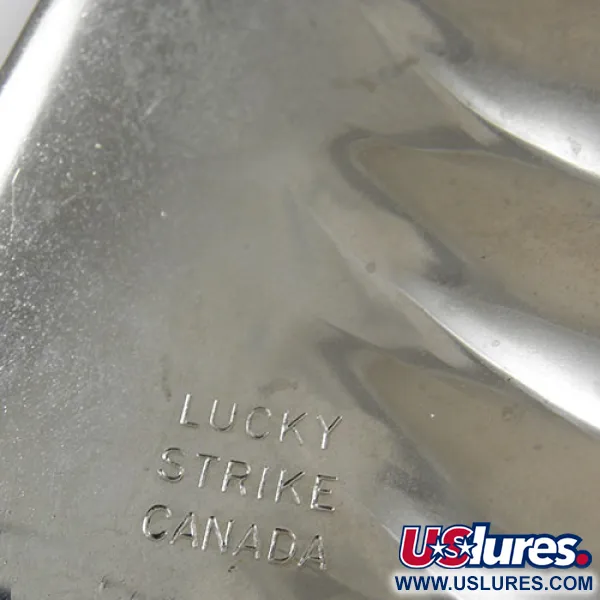 Lucky Strike 4.5 Nickel Half Wave Cucharilla, Níquel/Rojo, 38g, #0734