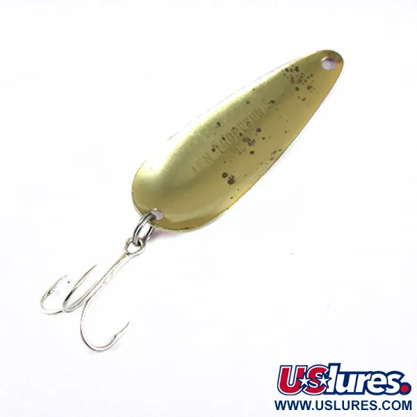 Cucharilla Len Thompson #2, Rojo / Blanco, 28g, Latón estampado, #0739