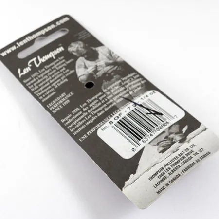 Len Thompson #8 Cucharilla, Green Frog, 7g, Acción Bamboleo, #0741