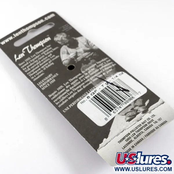 Len Thompson #8 Cucharilla, Green Frog, 7g, Acción Bamboleo, #0741