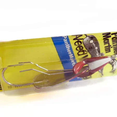 Weedless Panther Martin Weed Wing Cucharilla, Rojo/Blanco, 17g, Antialga, #0742