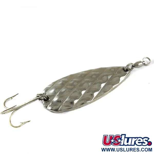 Cabela's Diamond Spoon Cucharilla, Níquel, 21g, Trama Diamante, #0745