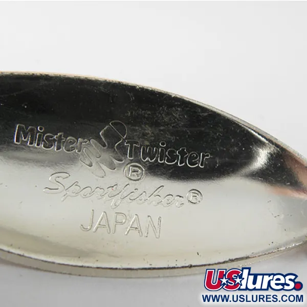 Mister Twister Shelby Sportfisher Cucharilla, Níquel / Naranja, 22g, #0752