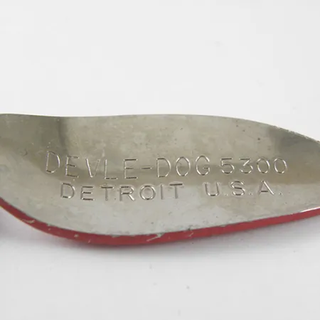 Cucharilla Eppinger Dardevle Devle Dog 5300, Rojo/Blanco, 10g, #0774