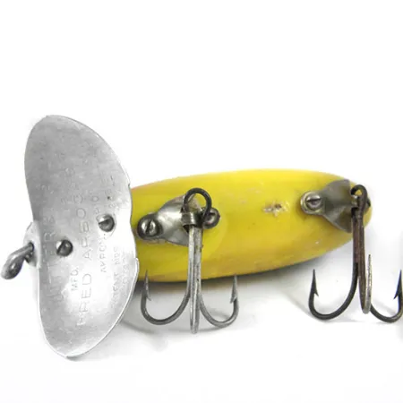 Fred Arbogast Jitterbug Señuelo Superficie, Perca, 10g, Vintage, #0799