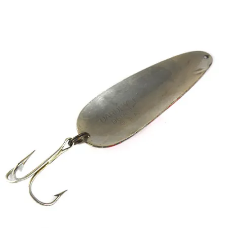 Eppinger Dardevle Cucharilla, Rojo / Blanco / Níquel, 28g, #0828