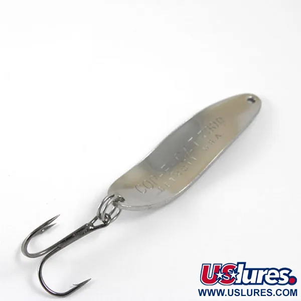 Dardevle Cop-E-Cat 7300 Cucharilla, Níquel/Verde, 10g, Panal, #0874