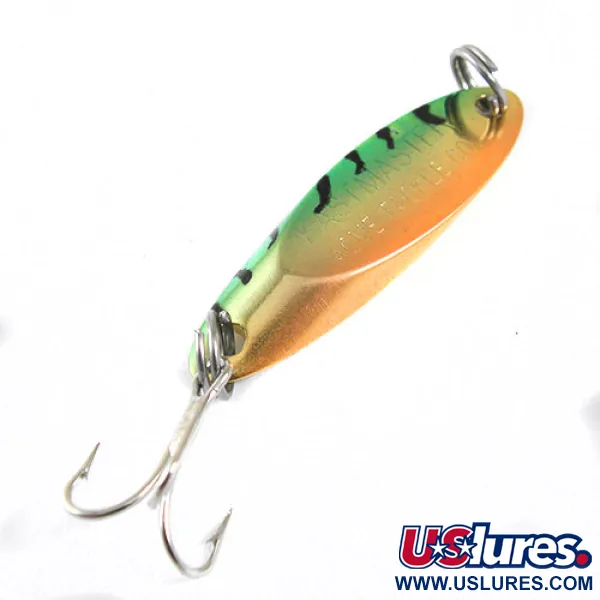 Acme Kastmaster Cucharilla, Fire Tiger, 3,5g, Latón Pulido, #0882