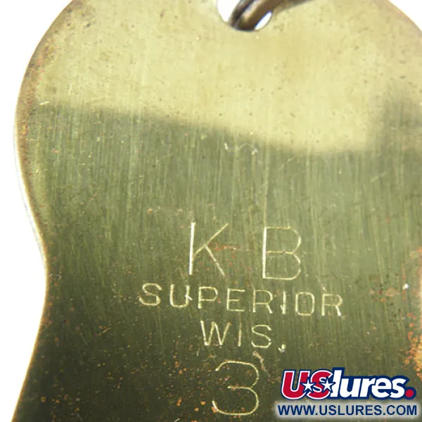 K-B Bait K-B Spoon Cucharilla, Latón, 25g, Latón martilleado, #0891