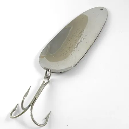 Dardevle Huskie Junior Cuchara, Negro/Blanco/Níquel, 58g, #0919