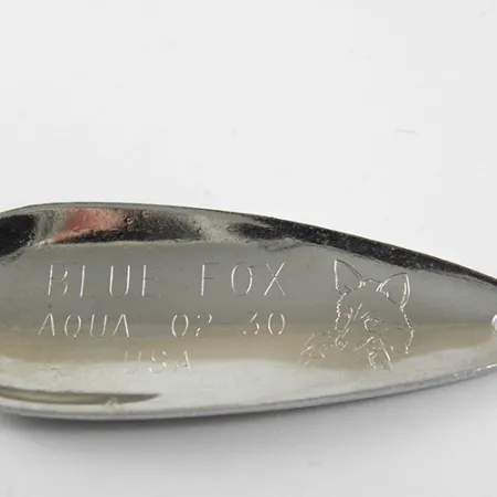 Blue Fox Strobe Aqua Cucharilla, Blanco / Negro, 10g, USA, #0921