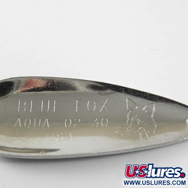 Blue Fox Strobe Aqua Cucharilla, Blanco / Negro, 10g, USA, #0921