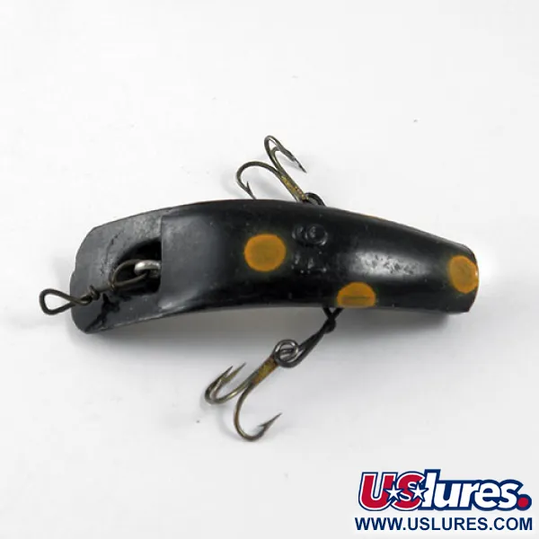 Worden's Lures Flatfish F6 Señuelo, Amarillo / Negro, 3g, #0930