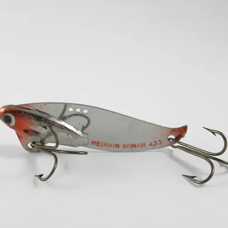Heddon Sonar 433 Blade Bait, Níquel / Rojo, 14g, USA, #0945