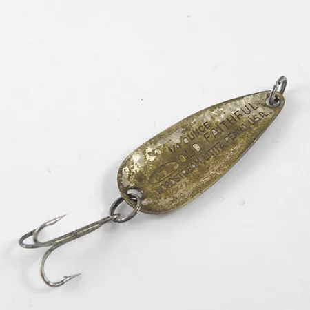 Cucharilla Woodstream Old Faithful, Latón, 7g, Vintage, #0953