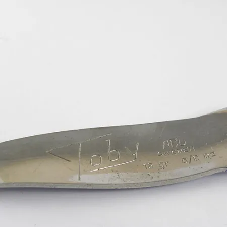 Abu Garcia Abu Toby Cucharilla, Níquel / Azul, 18g, Suecia, #0961