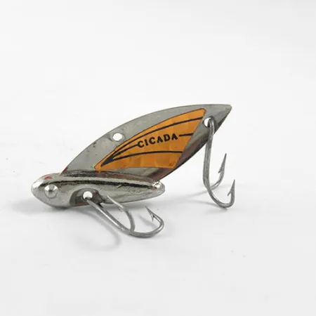 Reef Runner Cicada Blade Bait, Níquel / Naranja, 6g, Anzuelos, #0965