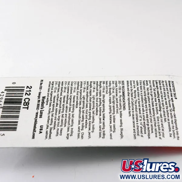 Worden’s Original Rooster Tail Cucharilla, Tiger, 7g, Pluma, #0970