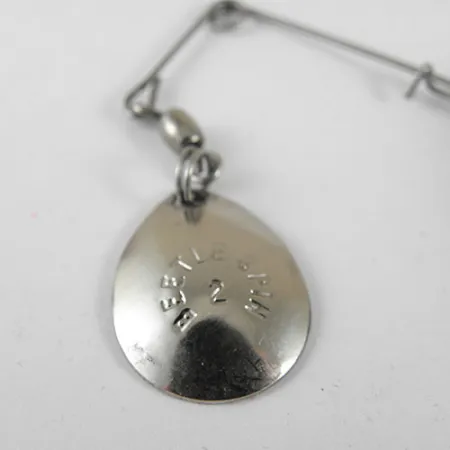 Johnson Beetle Spin Spinnerbait, Níquel/Negro, 9g, estriado, #0980