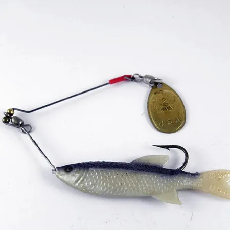 Mepps 2 Original french spinner Spinnerbait, Azul/Blanco, 15g, #0985