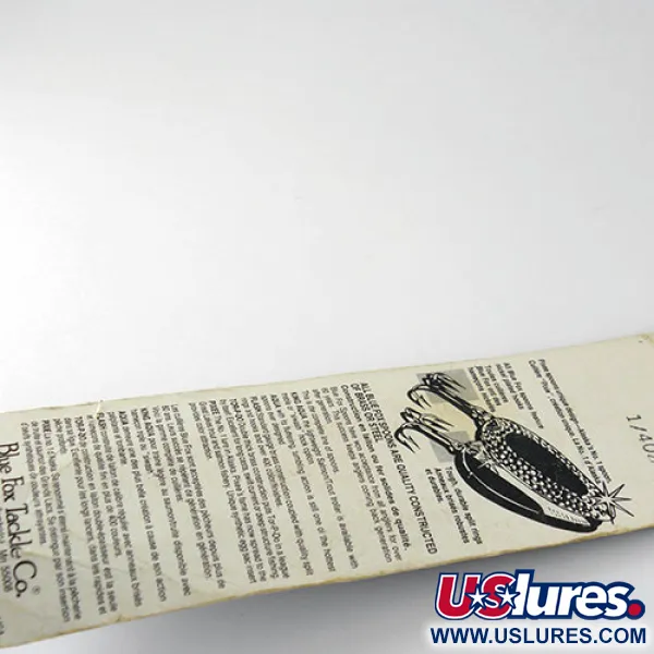 Blue Fox Pixee Cucharilla, Níquel / Naranja, 7g, Inserto Hueva, #1009