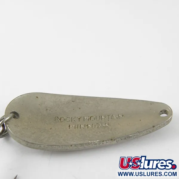 Rocky Mountain minnow Cucharilla, Níquel / Azul, 10g, Vintage, #1012