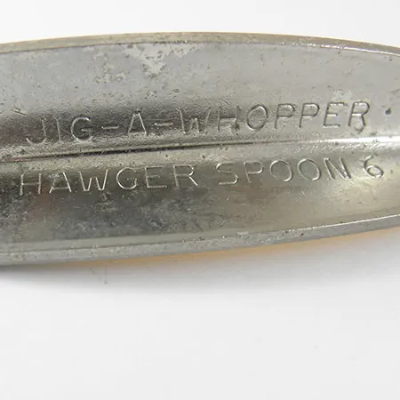 HT Enterprises Jig-A-whooper Hawgler spoon #6 Cucharilla, Plata, 21g, #1019