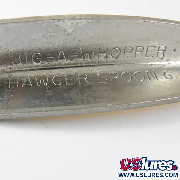 HT Enterprises Jig-A-whooper Hawgler spoon #6 Cucharilla, Plata, 21g, #1019