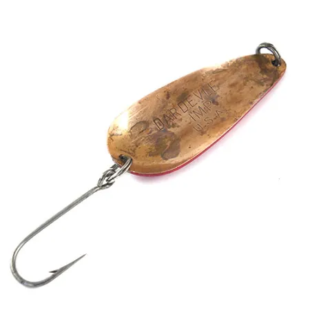 Cucharilla Eppinger Dardevle Imp, Rojo/Blanco/Cobre, 11g, Vintage, #1033