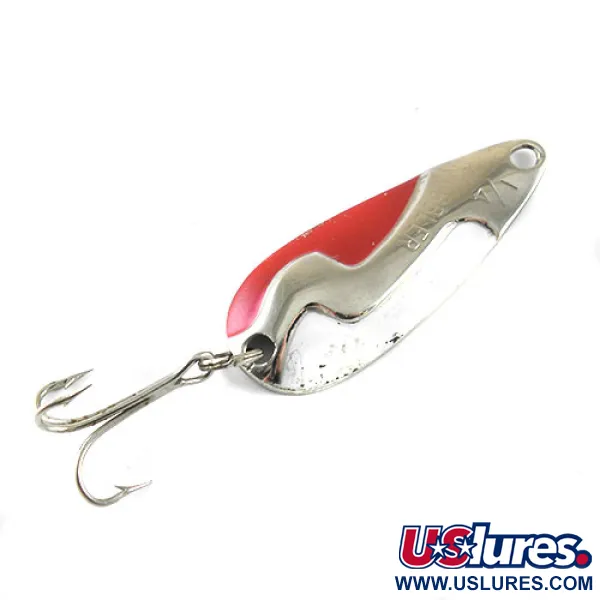 Cucharilla Weber Kobbler, Red / White / Nickel, 7g, S-Curve, #1052
