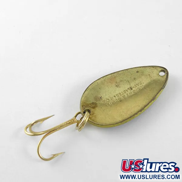 Wright & McGill Pay-Master Cucharilla, Amarillo/Negro/Latón, 7g, #1054