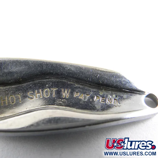 Luhr Jensen Hot Shot W Cucharilla, Níquel / Negro, 4.5g, #1055