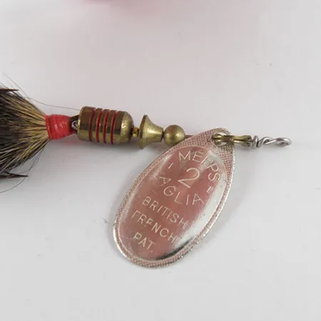 Mepps Aglia 2 dressed Cucharilla, Níquel, 4.7g, Pelo ardilla, #1083