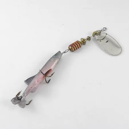 Mepps 3 Comet Mino, Níquel, 9g, pez de vinilo, #1086