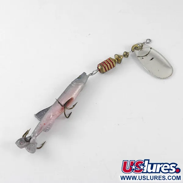 Mepps 3 Comet Mino, Níquel, 9g, pez de vinilo, #1086