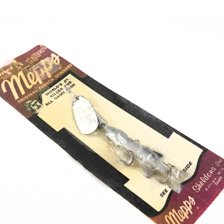 Mepps 3 Comet (with soft bait) Cucharilla, Níquel, 17g, Vintage, #1093