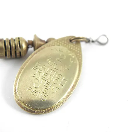 Mepps Aglia 2 Cucharilla Giratoria, Latón, 4.5g, Diseño Original, #1098