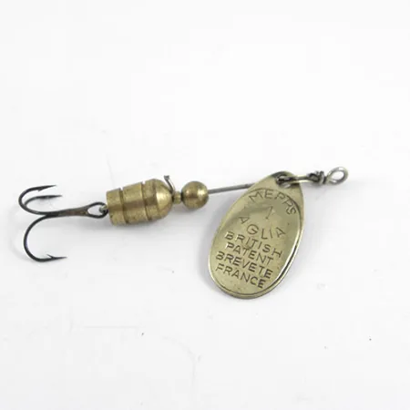 Mepps Aglia 1 Cucharilla, Latón, 3,5g, Patente Francesa, #1102