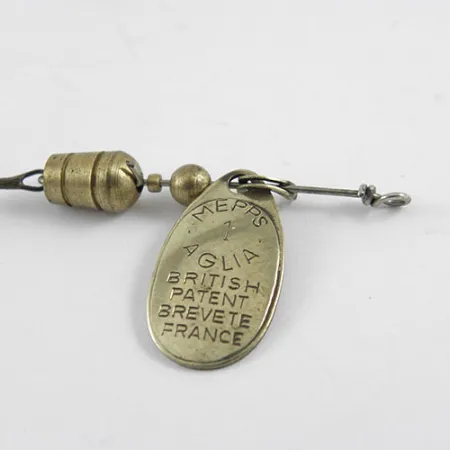 Mepps Aglia 1 Cucharilla, Latón, 3,5g, Patente Francesa, #1102