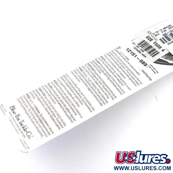 Blue Fox Pixee Cuchara, Oro / Azul, 24g, Inserto Huevo, #1109