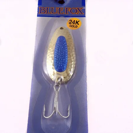 Blue Fox Pixee Cuchara, Oro / Azul, 24g, Inserto Huevo, #1109