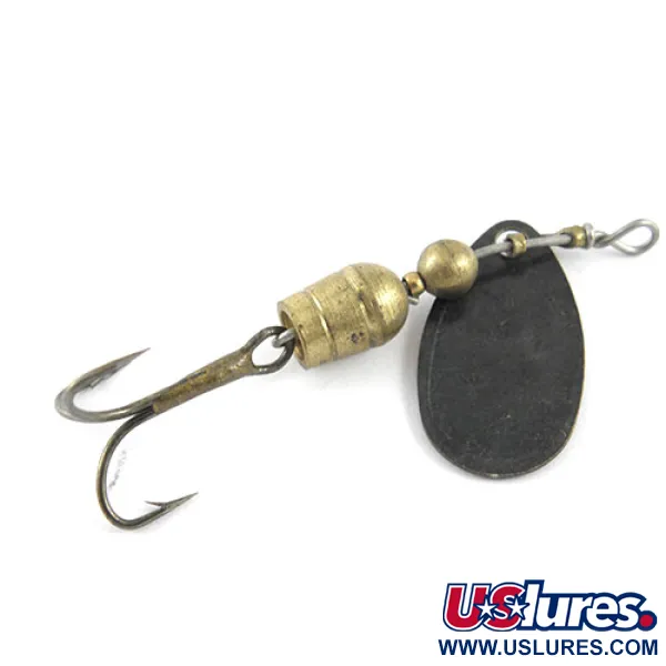 Mepps Aglia 1 Cucharilla, Negro, 3,5g, Rotación de cono, #1117