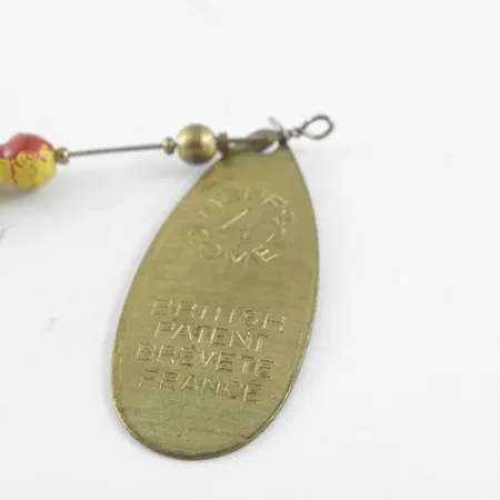 Mepps Comet 4 Cucharilla, Latón, 11g, Diseño Vintage, #1121