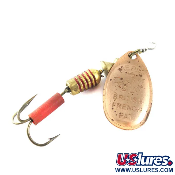 Mepps Aglia 3 Cucharilla, Bronce, 7g, Cuerpo latón, #1131